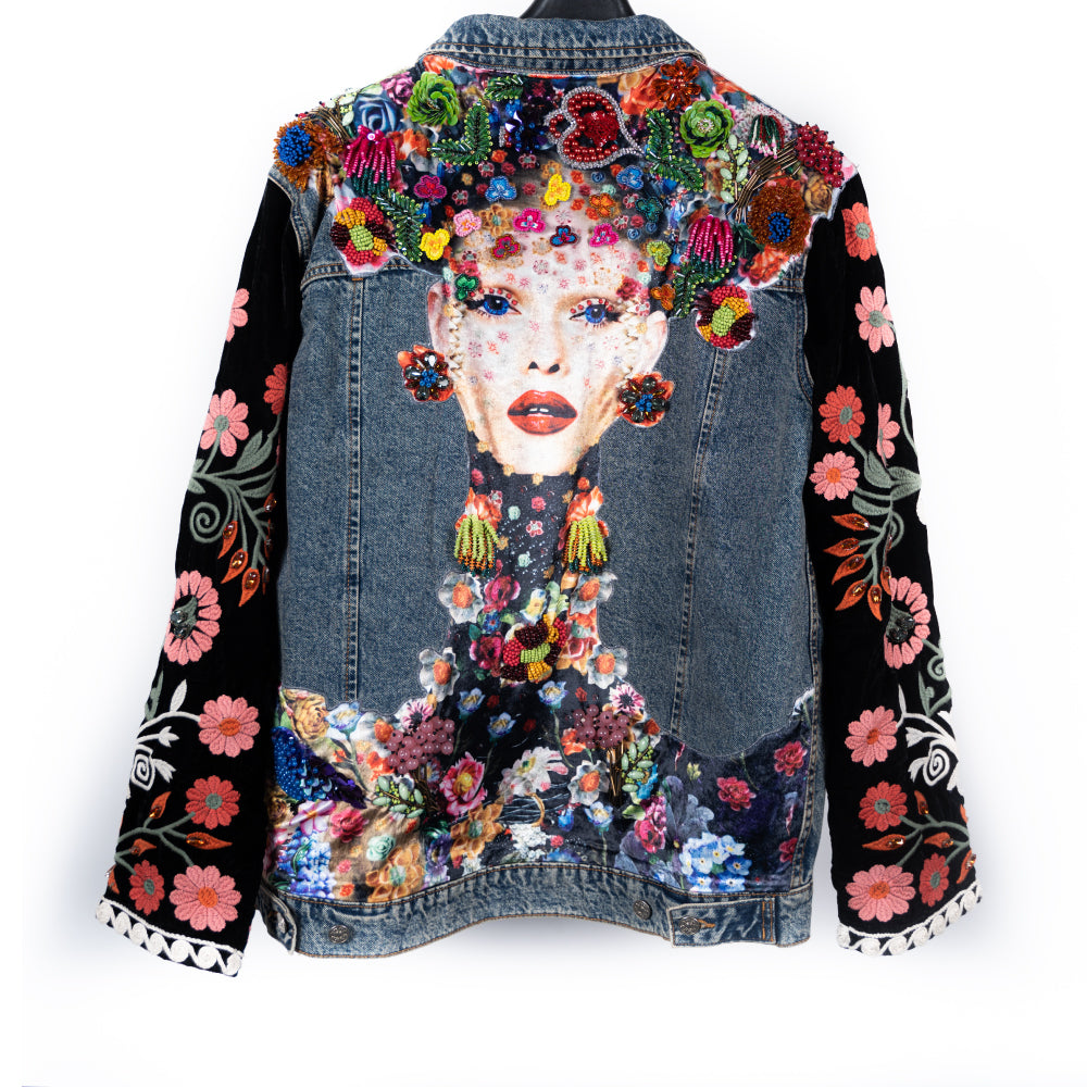 Thorns of Love Denim Jacket